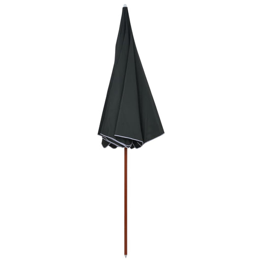 Garden Parasol with Steel Pole 300 cm Anthracite