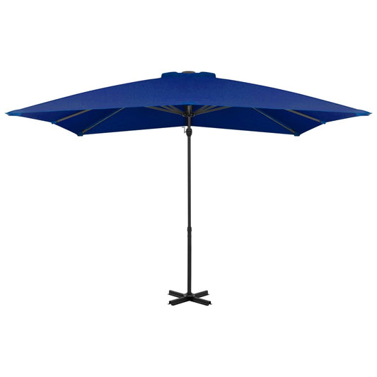 Cantilever Garden Parasol with Aluminium Pole Azure Blue 250x250 cm