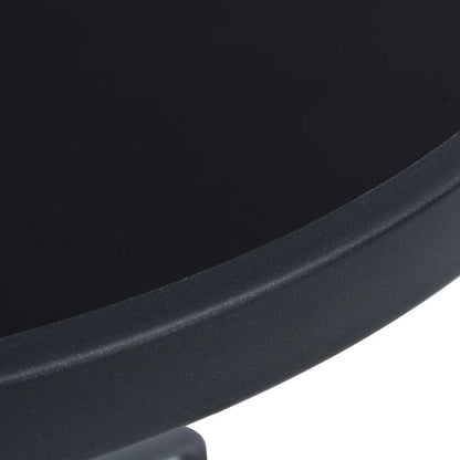 Garden Table | Black | Powder coated steel | 80 cm |  Durable