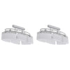 Ceiling Lamp with Ellipsoid Glass Shades 2 pcs E14