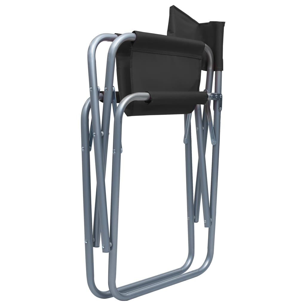 Director's Chair | Set of 2 | Black | Steel, Polyester | Standard