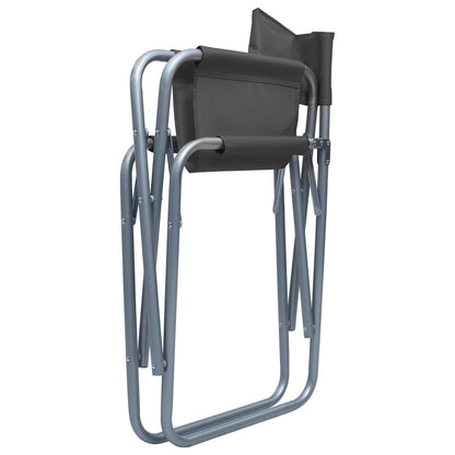Director's Chair | Set of 2 | Grey | Steel, fabric (100% polyester)