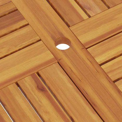 Folding Garden Table 85x85x76 cm Solid Teak Wood