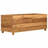 Raised Bed 100x40x38 cm Recycled Teak Wood and Steel