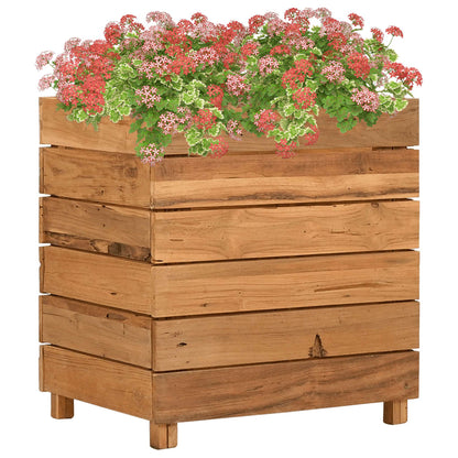 Raised Bed Varies with each piece Recycled teak wood, steel