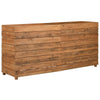 Raised Bed 150x40x72 cm Recycled Teak Wood and Steel