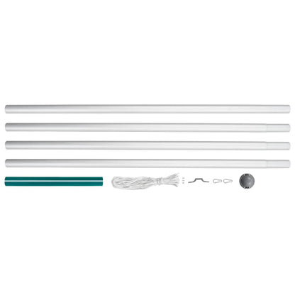 Sectional Flagpole Aluminum 20.3'