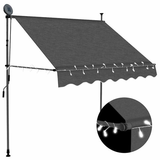 Retractable Awning | Anthracite | Polyester | Small | Retractable