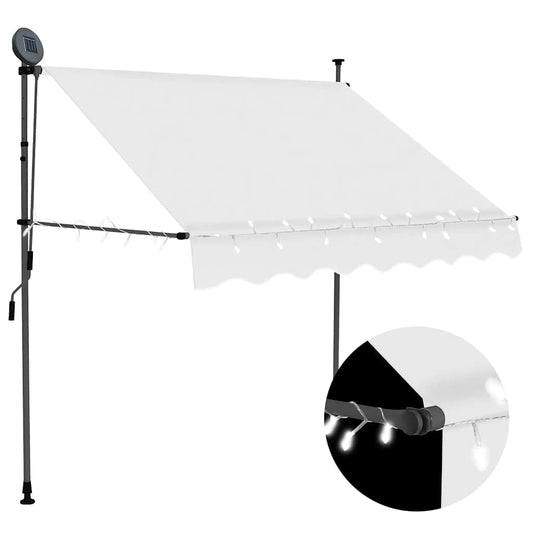Retractable Awning | Cream | Polyester with PU coating, Steel