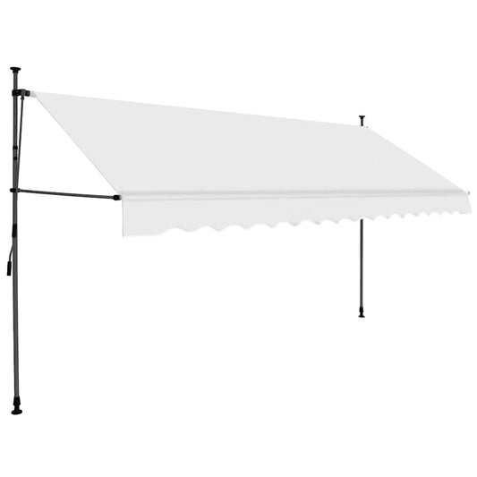 Retractable Awning | Cream | 100% polyester with PU coating, steel