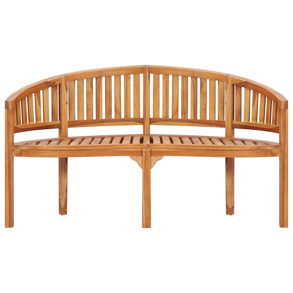 Banana Bench 59.4" Solid Teak Wood