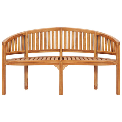 Banana Bench 59.4" Solid Teak Wood
