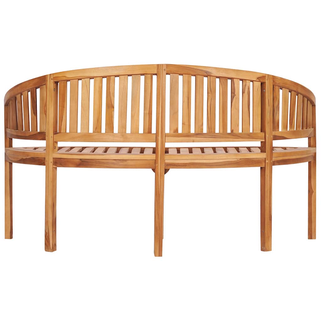 Banana Bench 59.4" Solid Teak Wood