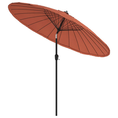 Garden Parasol with Aluminium Pole 270 cm Terracotta