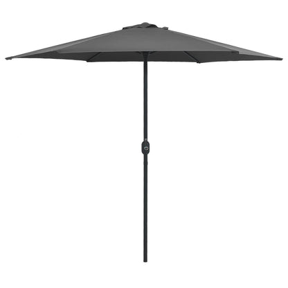 Garden Parasol Anthracite Aluminum 8.9 ft diameter
