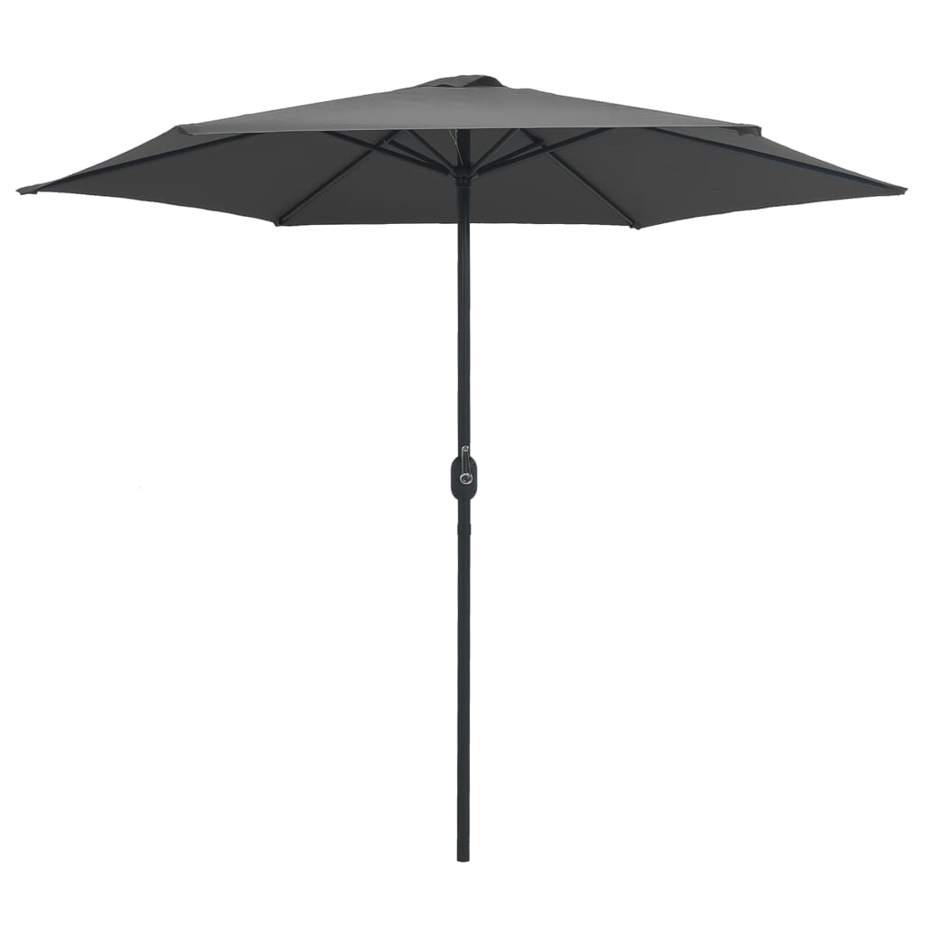 Garden Parasol Anthracite Aluminum 8.9 ft diameter