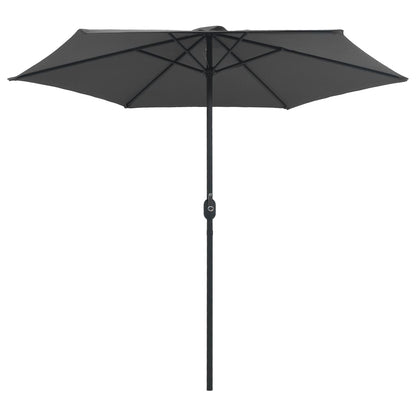Garden Parasol Anthracite Aluminum 8.9 ft diameter
