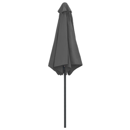 Garden Parasol Anthracite Aluminum 8.9 ft diameter
