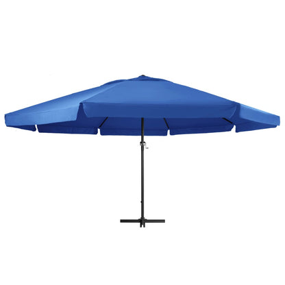 Garden Parasol | Azure Blue | Polyester with PA coating | Large