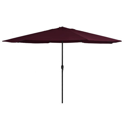 Garden Parasol | Bordeaux red | Polyester, Metal | Medium | Foldable