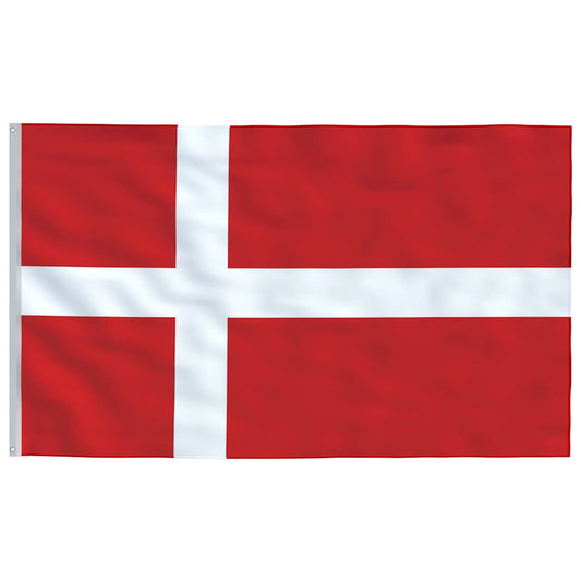 Denmark Flag | Red and White | 68D 100% Polyester | 90 x 150 cm | Durable