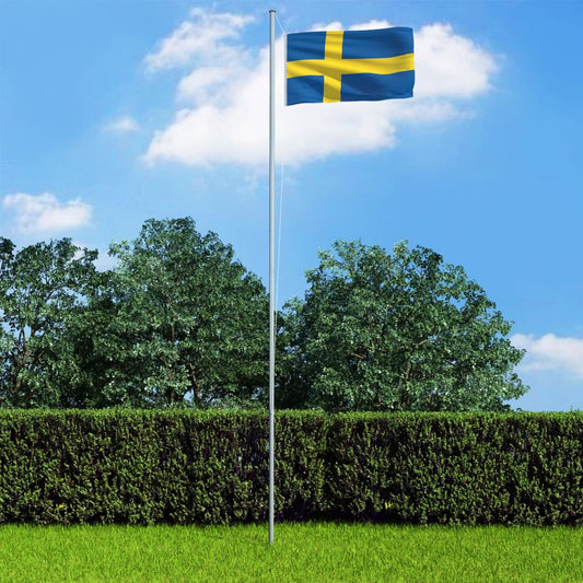 Sweden Flag | Blue and Yellow | 68D 100% polyester | 90x150 cm | Durable