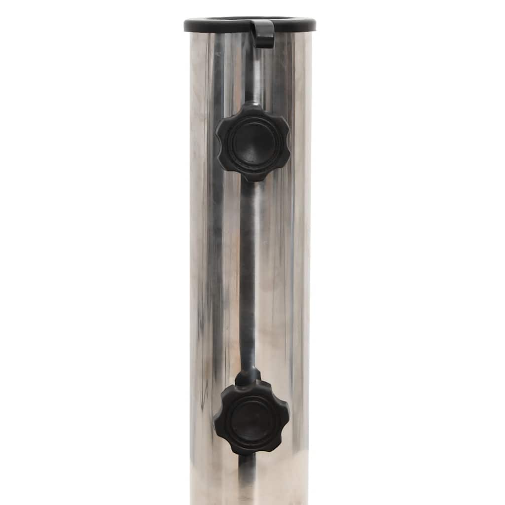 Parasol Base | Black | Granite, Stainless Steel | 30 kg | Rollable