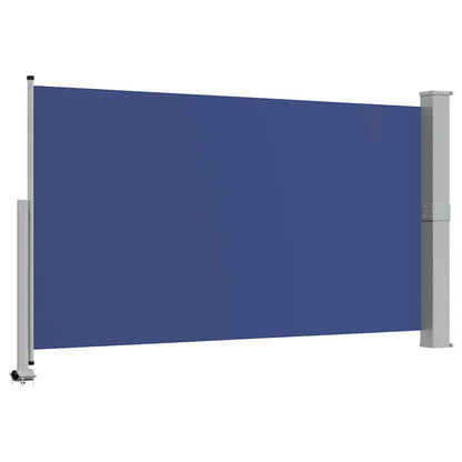 Patio Retractable Side Awning 140 x 300 cm Blue