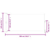 Patio Retractable Side Awning 140 x 300 cm Red