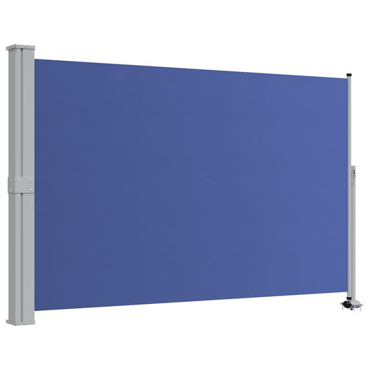 Side Awning | Blue | Polyester with PU coating, Iron | 160 cm x 300 cm