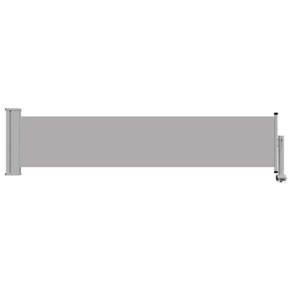 Patio Retractable Side Awning 60x300 cm Grey