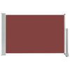 Patio Retractable Side Awning 23.6"x118.1" Brown