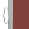 Patio Retractable Side Awning 23.6"x118.1" Brown