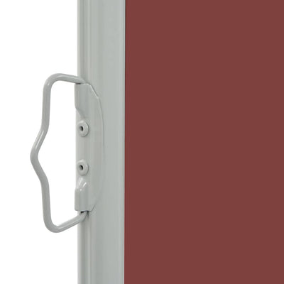 Patio Retractable Side Awning 23.6"x118.1" Brown