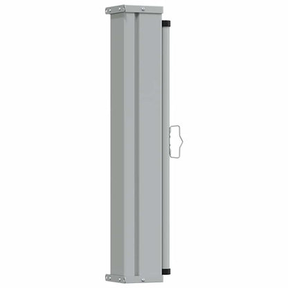 Patio Retractable Side Awning 31.5"x118.1" Gray