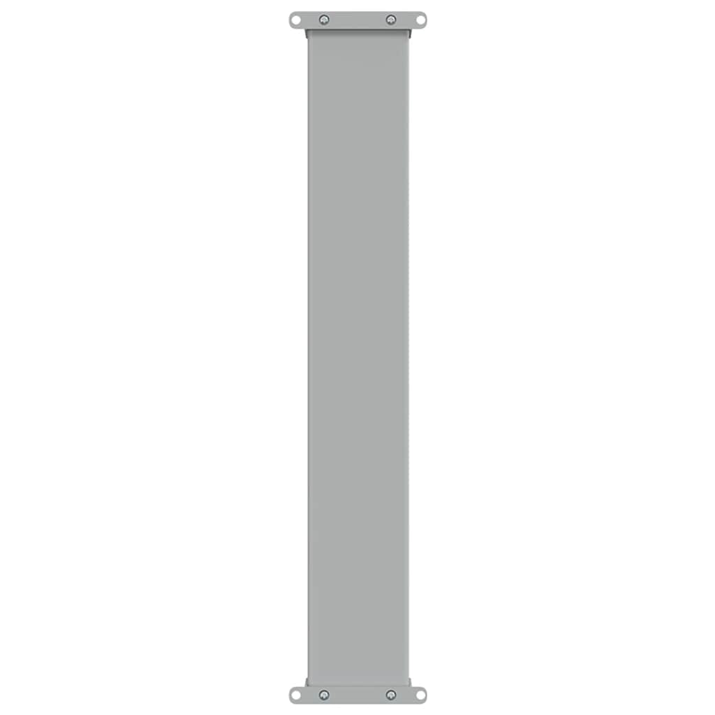 Patio Retractable Side Awning 31.5"x118.1" Gray