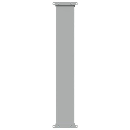 Patio Retractable Side Awning 31.5"x118.1" Gray