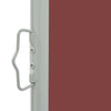 Patio Retractable Side Awning 31.5"x118.1" Brown