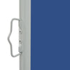 Patio Retractable Side Awning 31.5"x118.1" Blue