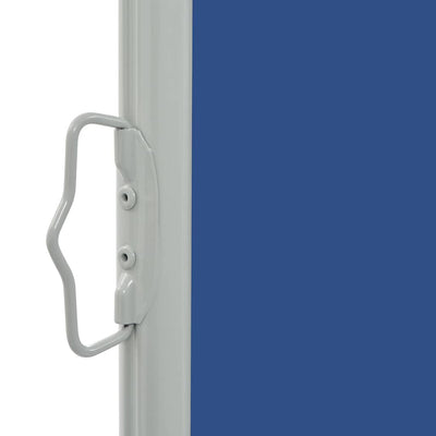 Patio Retractable Side Awning 31.5"x118.1" Blue