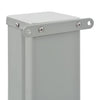 Patio Retractable Side Awning 31.5"x118.1" Blue