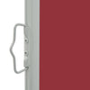 Patio Retractable Side Awning 31.5"x118.1" Red