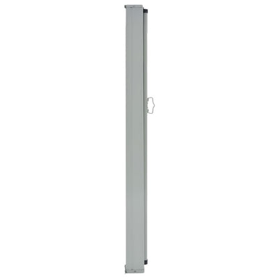 Patio Retractable Side Awning 31.5"x118.1" Red