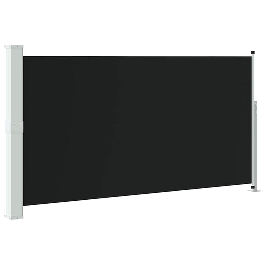 Patio Retractable Side Awning 170x300 cm Black