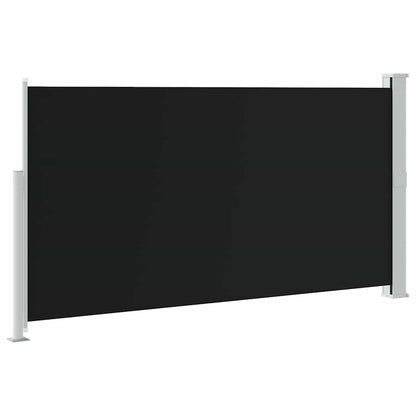 Side Awning | Black | Polyester with PU coating, Powder Coated Steel