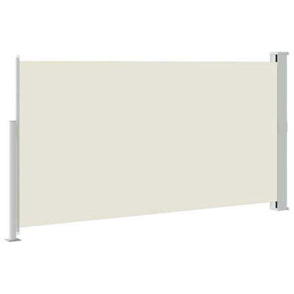 Side Awning | Cream fabric with grey steel cover