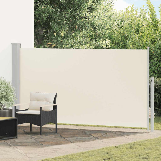 Patio Retractable Side Awning 170x300 cm Cream