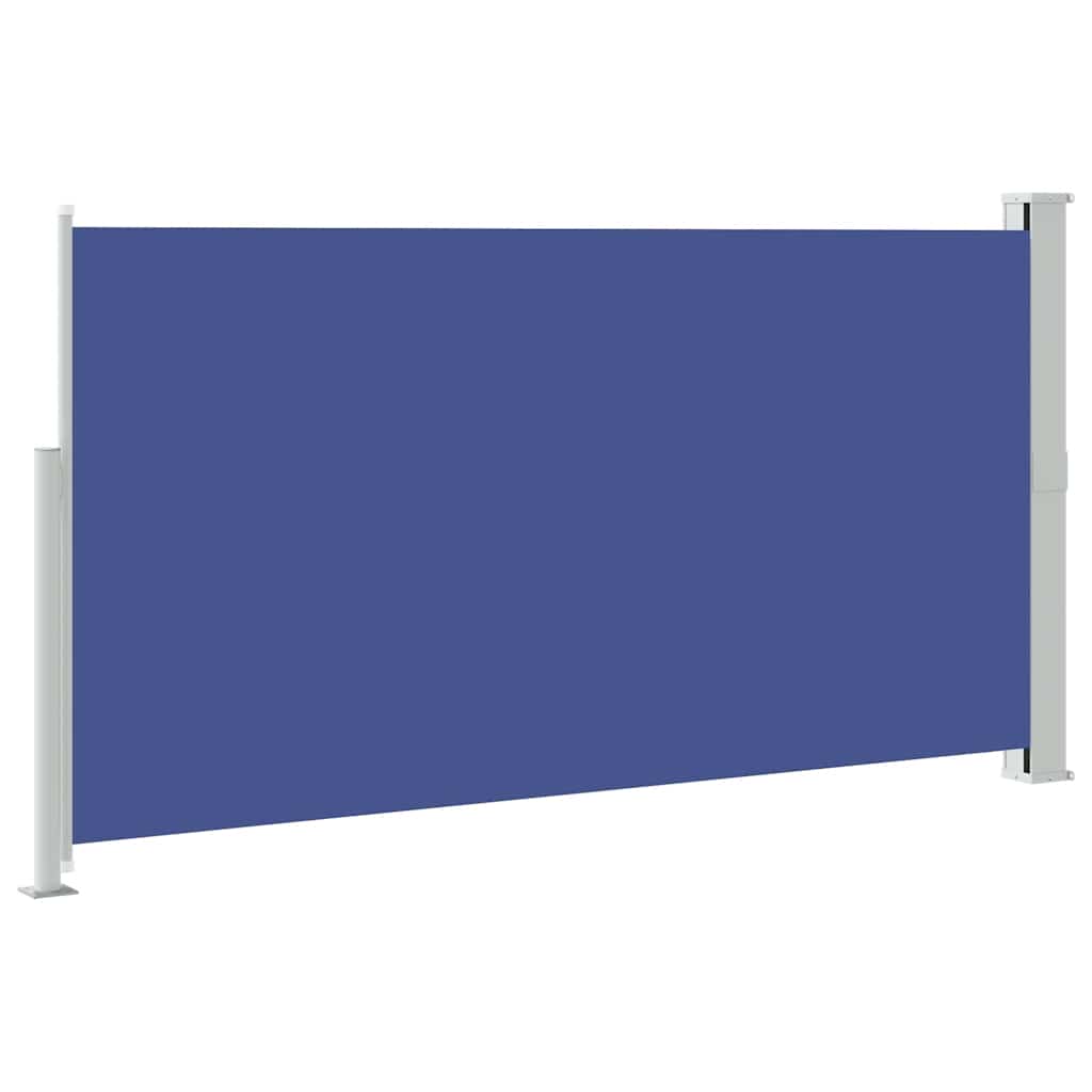 Side Awning | Blue, Grey | Polyester, Powder-Coated Steel | 170x300 cm