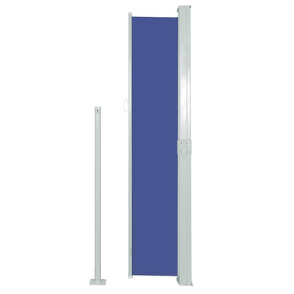 Side Awning | Blue, Grey | Polyester, Powder-Coated Steel | 170x300 cm