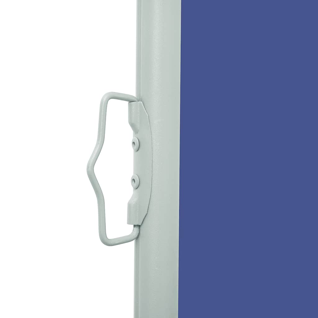 Side Awning | Blue, Grey | Polyester, Powder-Coated Steel | 170x300 cm